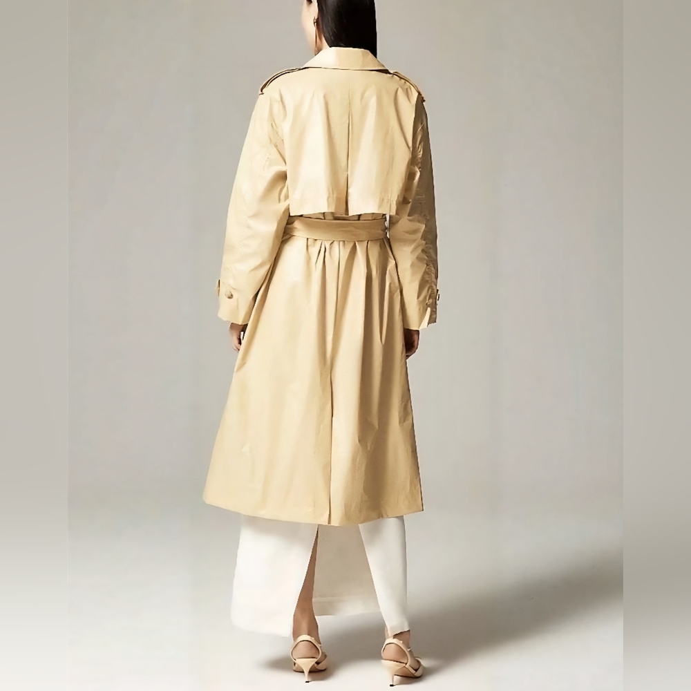 Shiny Rain or Shine Trench Coat - Picture 4 of 5